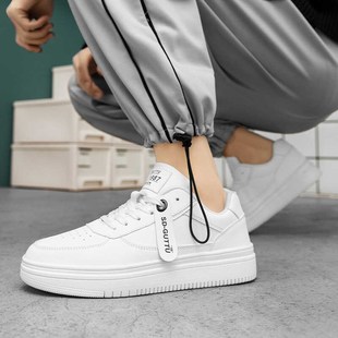 夏季透气隐形内h增高男鞋10cm厚底小白鞋男士潮流百搭休闲运动板
