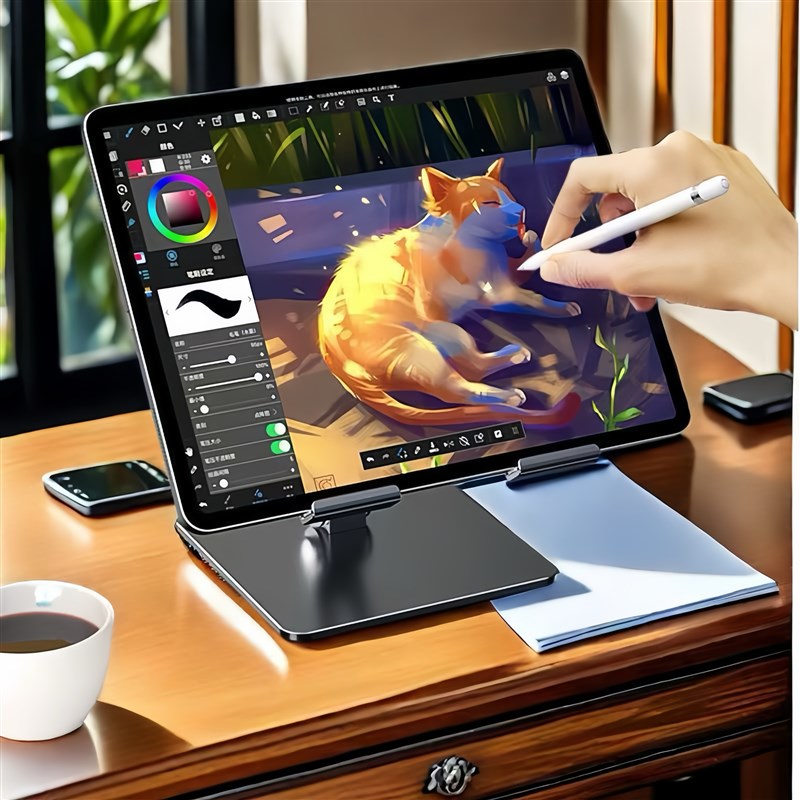 适用优学派学习机U90家教机P0/P30/P2/E2平板电脑增高折叠支架