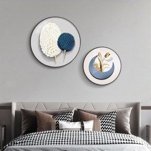 卧室床头装饰画现代高级感卧房间挂画客厅沙发背景墙面壁画挂件