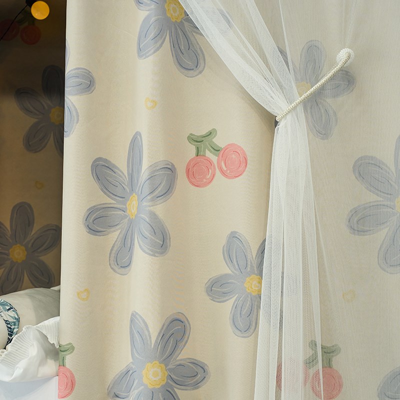 超强全遮光学生宿舍加厚床帘上下铺寝室女帘子公主围挡专用遮挡布