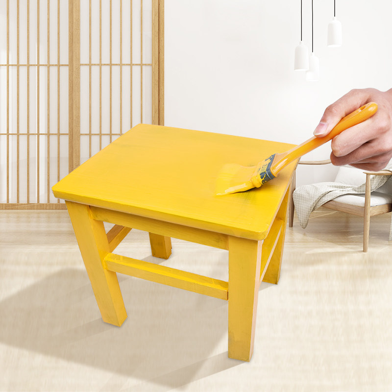 水性木器漆旧家具翻新改色木质木头门金属栏杆自刷家用墙面白油漆