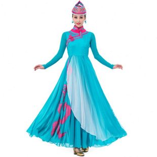 艺考古典舞演出服艺考顶碗舞蹈舞台装女经典剧目蒙古舞群舞表演服