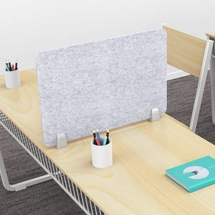 办公室屏风挡板桌面工位防飞沫隔音隔断隔离板学生课桌桌面遮挡板