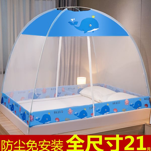 蒙古包蚊帐1.5m床新款2019网红1.8米加密家用单双人1.2米学生宿舍