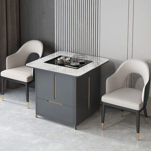 岩板全自动升降茶车多功能茶几餐桌两用轻奢阳台小户型电动泡茶台,商业/办公家具,茶台/茶桌,淘宝优惠券,粉丝福利购,淘宝优惠卷