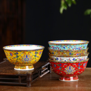 中式拉面碗家用大号泡面碗陶瓷大碗吃螺蛳粉碗专用汤面碗单个汤碗