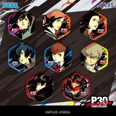 世嘉女神异闻录30th马口铁徽章