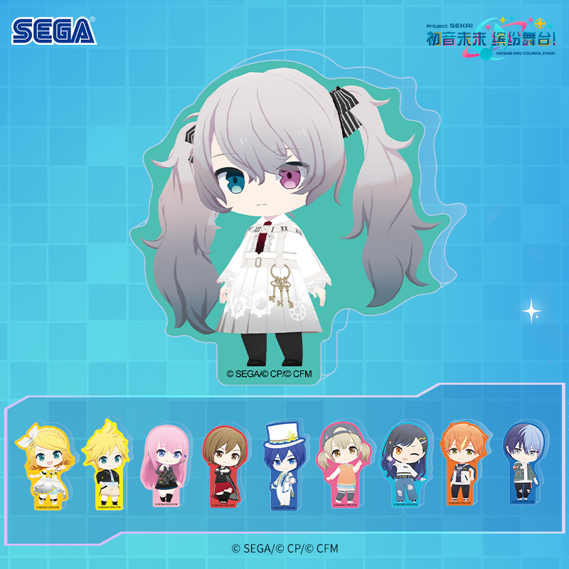 SEGA世嘉 初音未来：缤纷舞台 我的世界角色ver 亚克力立牌PJSK