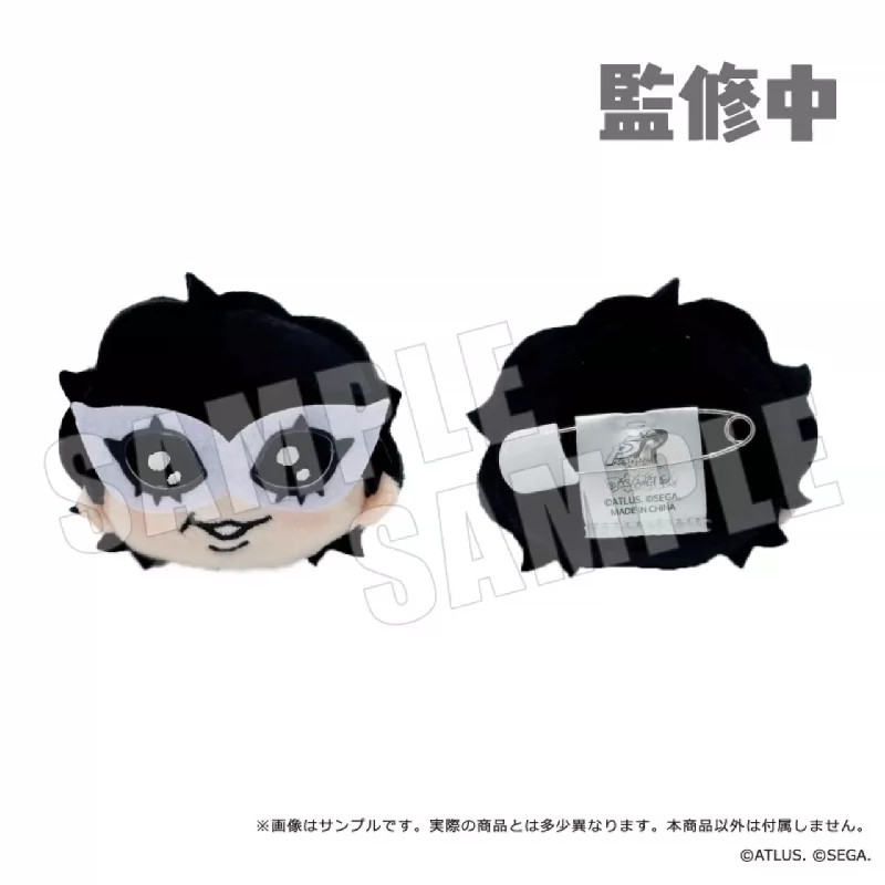SEGA世嘉 女神异闻录5 皇家版×小可怜 毛绒徽章周边日谷【预售】