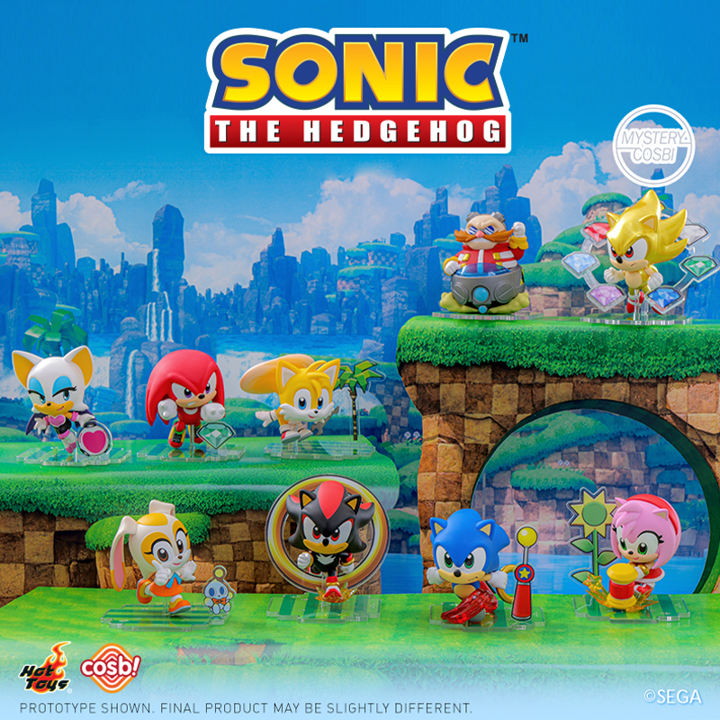 HotToys索尼克COSBI盲盒迷你人偶