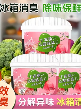 【下单立减50】悬挂款冰箱橱柜除味祛味防串味双腔除味盒JD