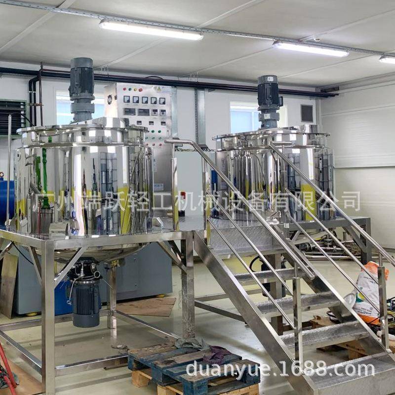 液洗搅拌锅加热均质搅拌罐不锈钢洗发水均质乳化罐洗洁精生产设备