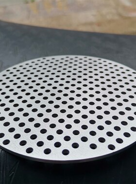 厚05mm毫米304不锈钢圆板圆片垫片圆盘环激光切割加工打孔可定做