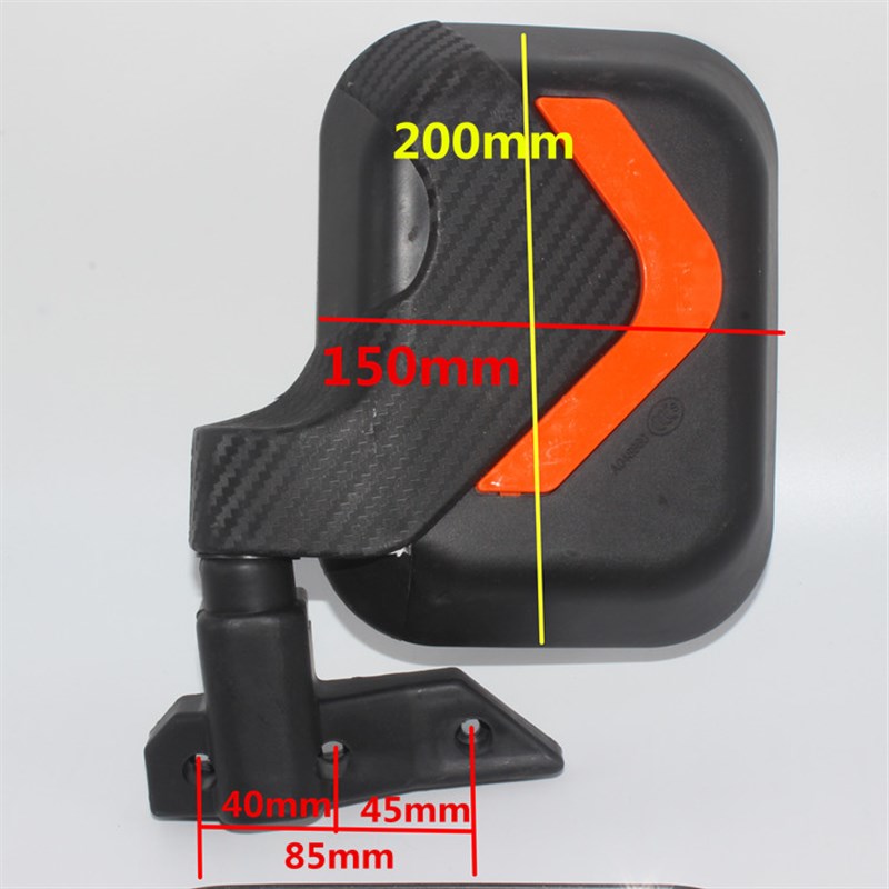 电动三轮车四轮车封闭篷车反光镜后视镜老年代步车镜子倒车镜配件