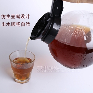 耐热玻璃咖啡壶分享壶家用煮茶保温烧咖啡壶1.8L透明可加热煮 美式