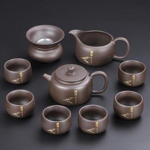 整套陶瓷茶壶茶杯茶道礼品茶具套装 家用紫砂功夫茶具套装