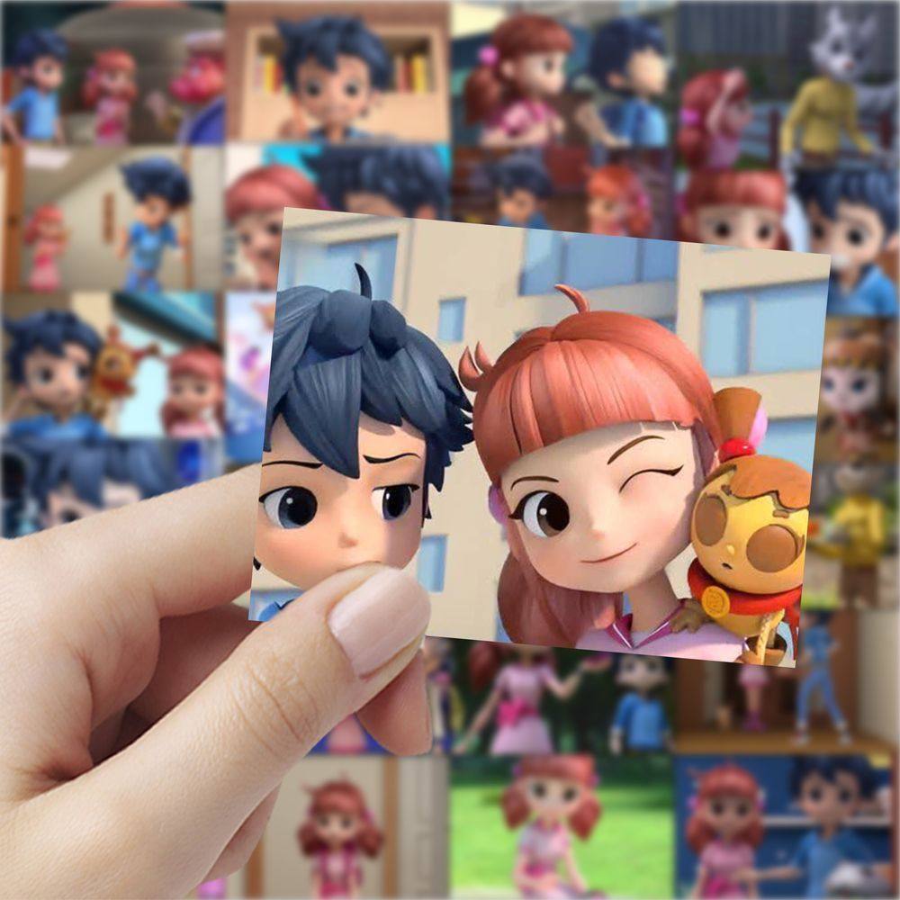 皮鲁鲁和鲁西西贴纸动漫卡通装饰手机表情手账可爱周边防水贴画