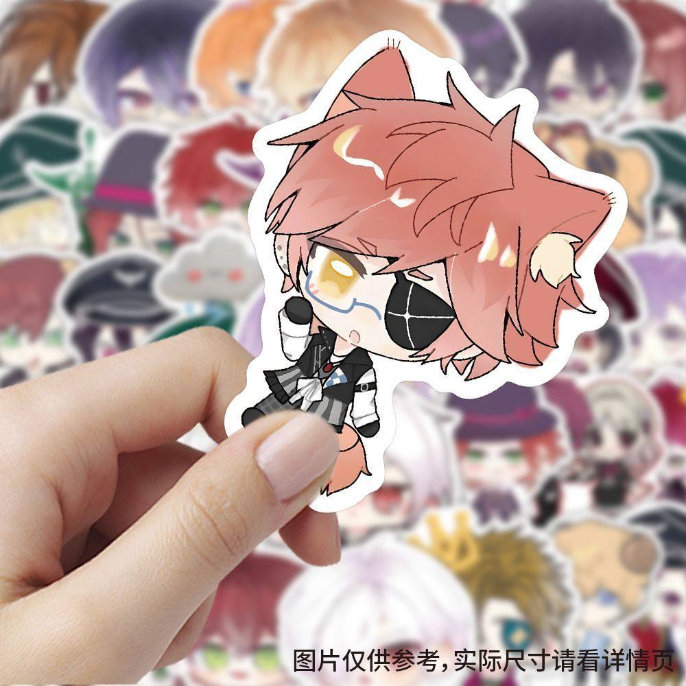 240张魔鬼恋人Q版可爱贴纸卡通周边笔记本手机手账装饰diy贴画纸