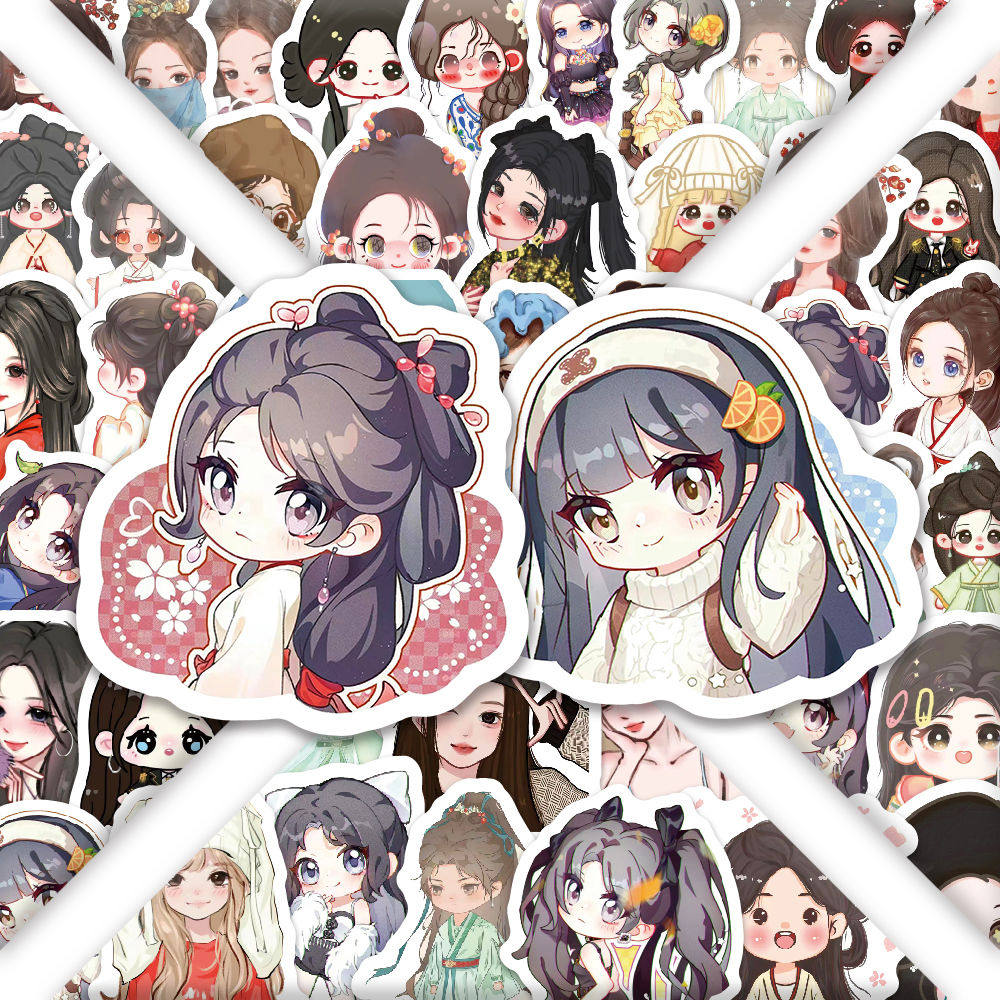 180张Q版鞠婧祎贴纸卡通可爱高颜值明星装饰周边手机自粘手账贴画,文具电教/文化用品/商务用品,贴纸/立体贴纸,淘宝优惠券,粉丝福利购,淘宝优惠卷
