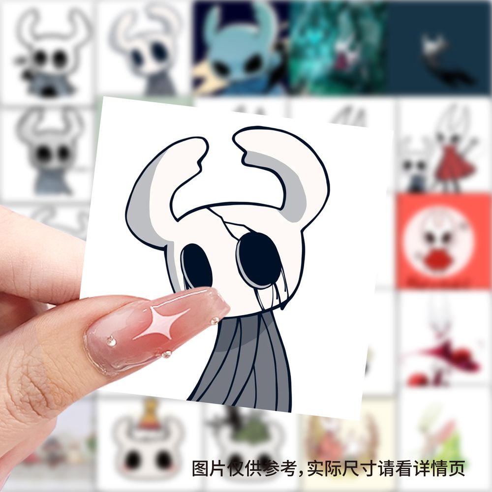 118张空洞骑士表情包贴纸手账装饰标签手机壳行李箱防水立体贴画