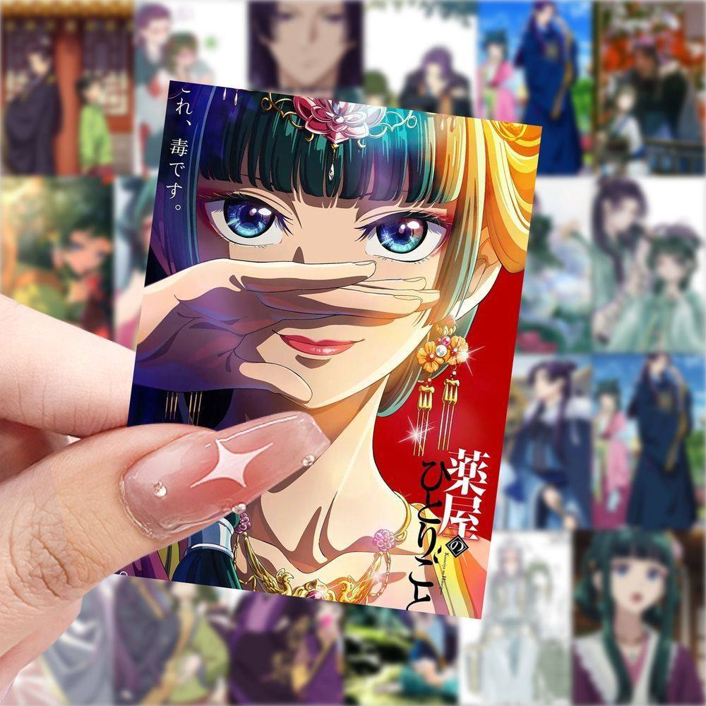 252贴药房少女的呢喃壁纸高颜值手账装饰手机动漫diy防水桌面贴画