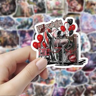 爆款交错战线皮肤图册卡通贴纸二次元游戏角色周边手账装饰贴画