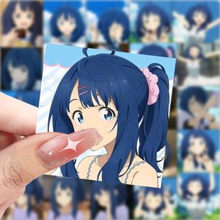 236贴败北女主可爱头像贴纸动漫败北女主太多了表情包手账壁纸贴