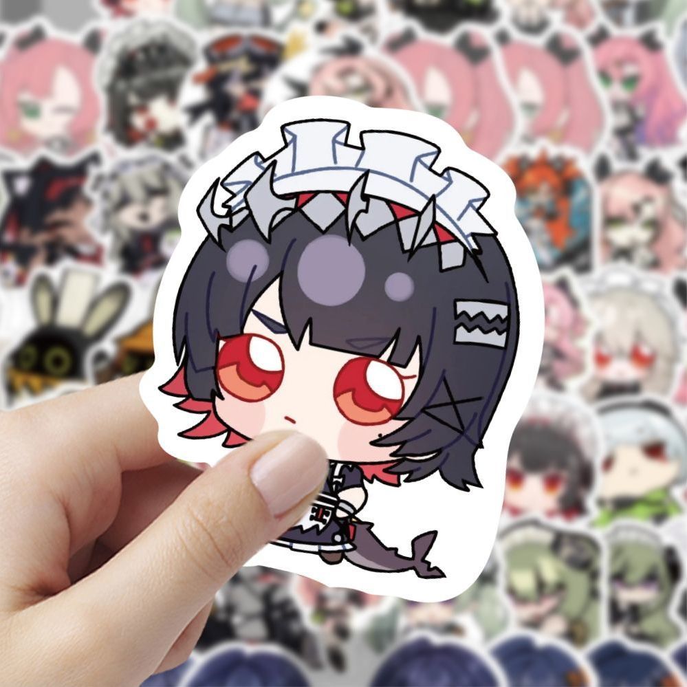 120张绝区零Q版贴纸个性周边diy手账装饰桌面手机笔记本防水贴画