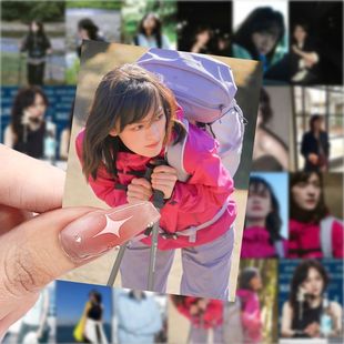 189张文淇ins高颜值周边贴纸明星桌面装饰贴画手机手账防水贴纸