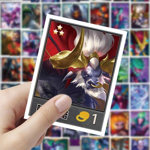 金铲铲s14英雄创意贴画游戏周边行李箱贴纸diy笔记本手机装饰防水