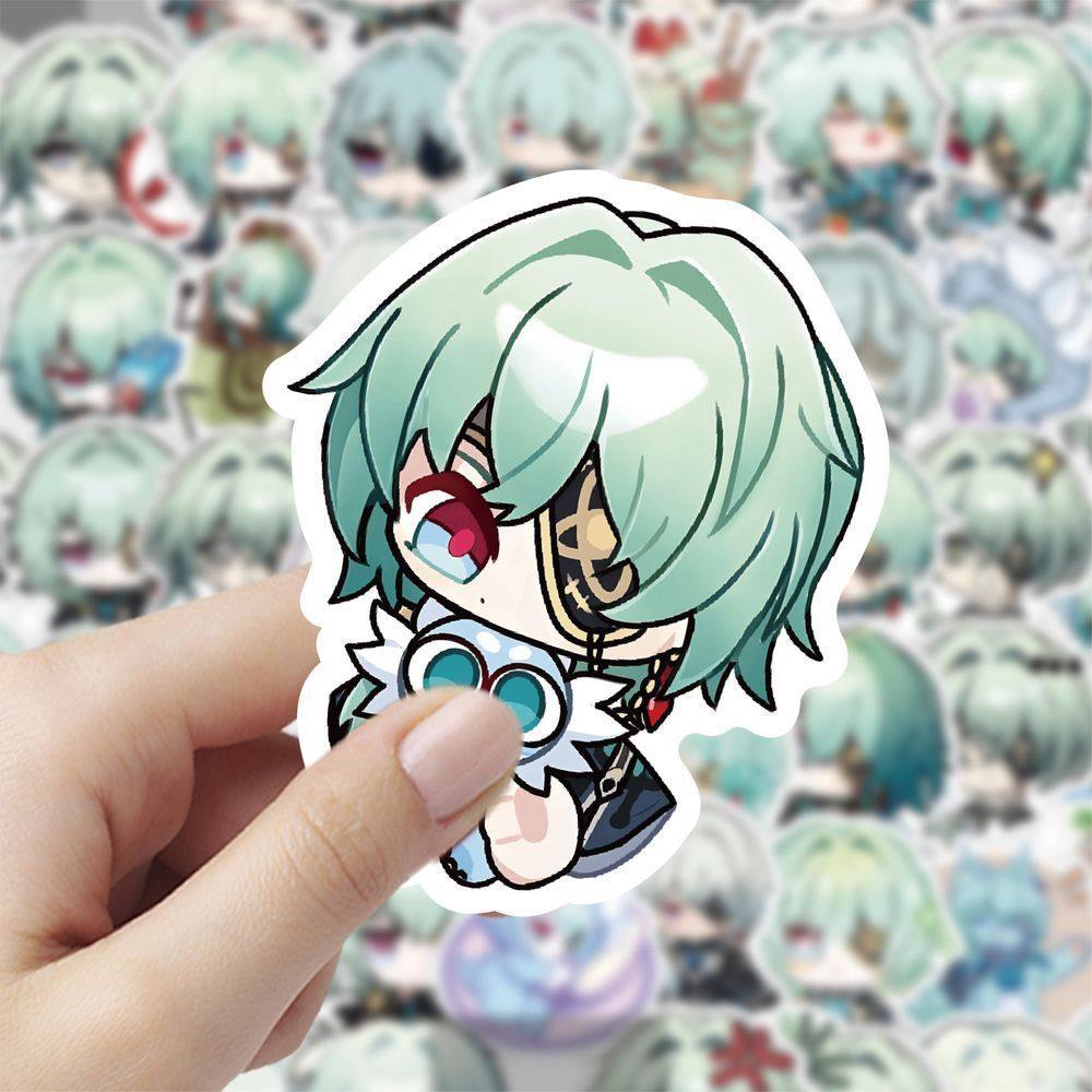 180张Q版那刻夏形象贴纸崩坏星穹铁道贴画笔记本行李箱防水贴纸,文具电教/文化用品/商务用品,贴纸/立体贴纸,淘宝优惠券,粉丝福利购,淘宝优惠卷