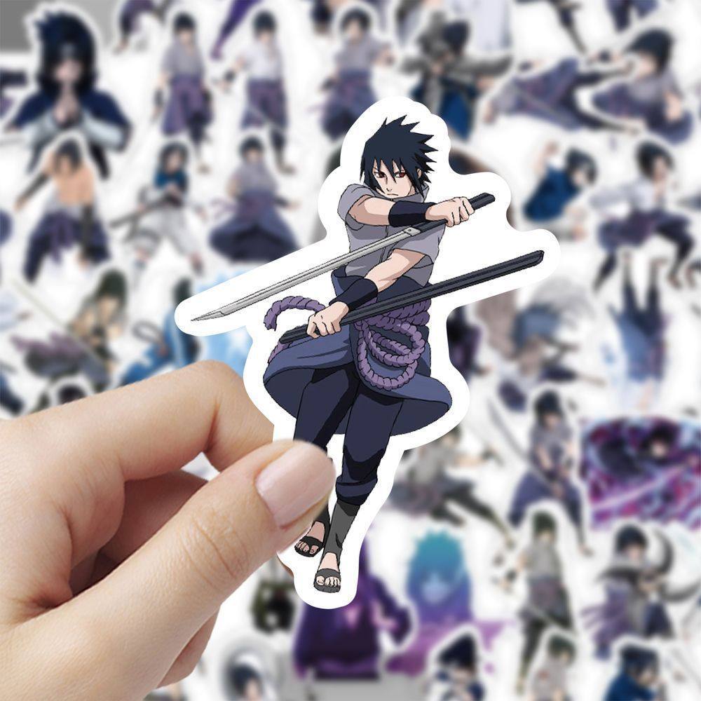火影忍者佐助立绘贴纸二次元卡通手账手机笔记本周边防水装饰贴画