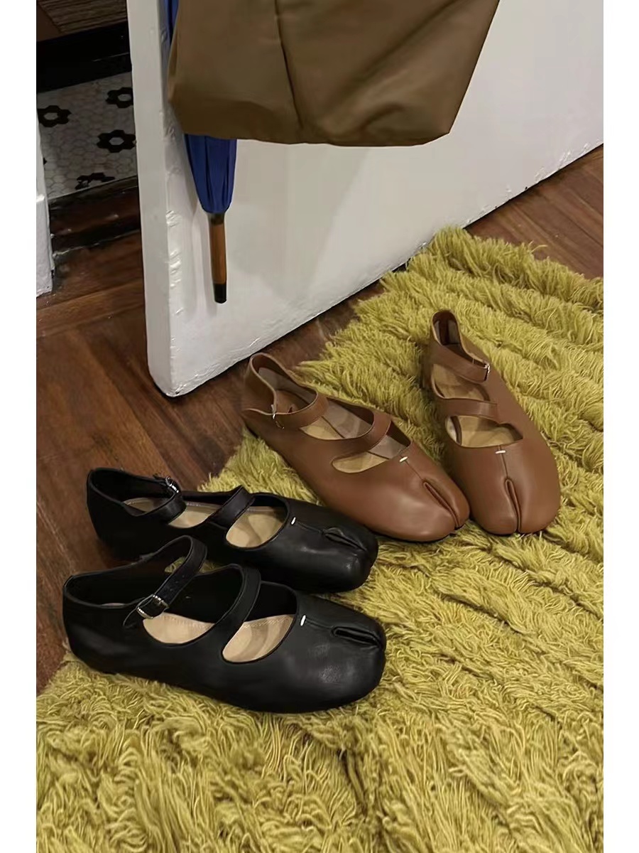 tabi分趾鞋猪蹄鞋玛丽珍鞋单鞋潮