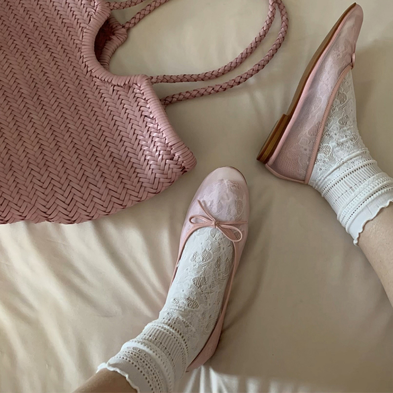 2025新款法式透气浅口单鞋