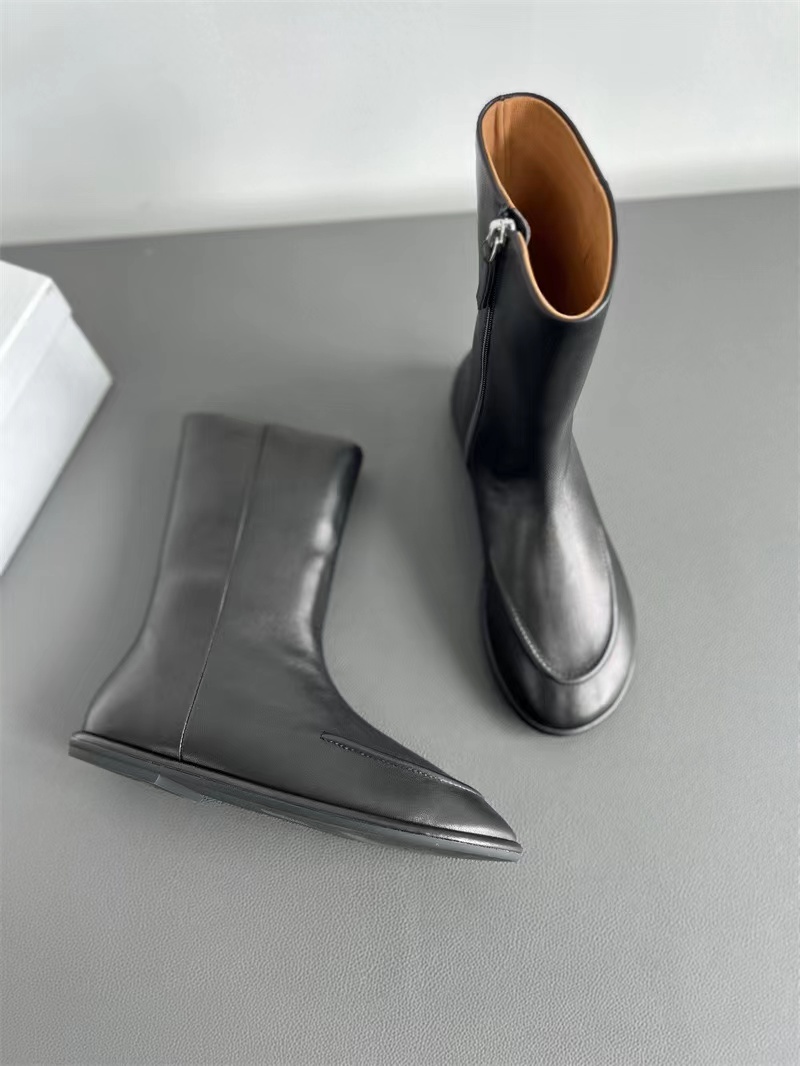 切尔西烟筒靴侧拉链短靴马丁靴