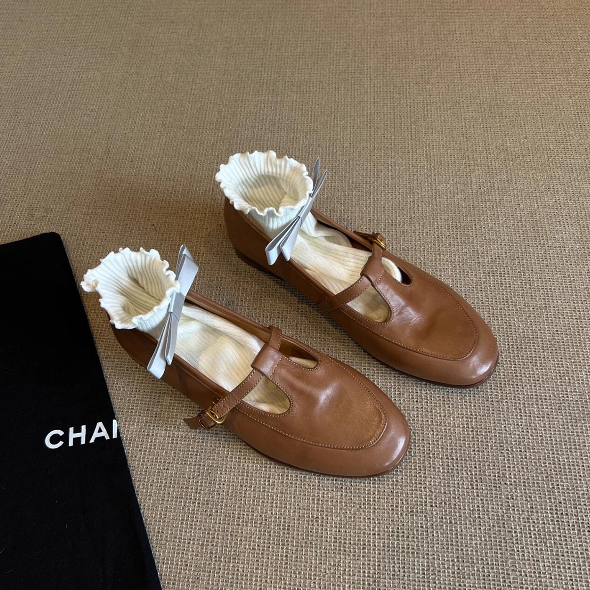 牛皮版~法式复古玛丽珍鞋女