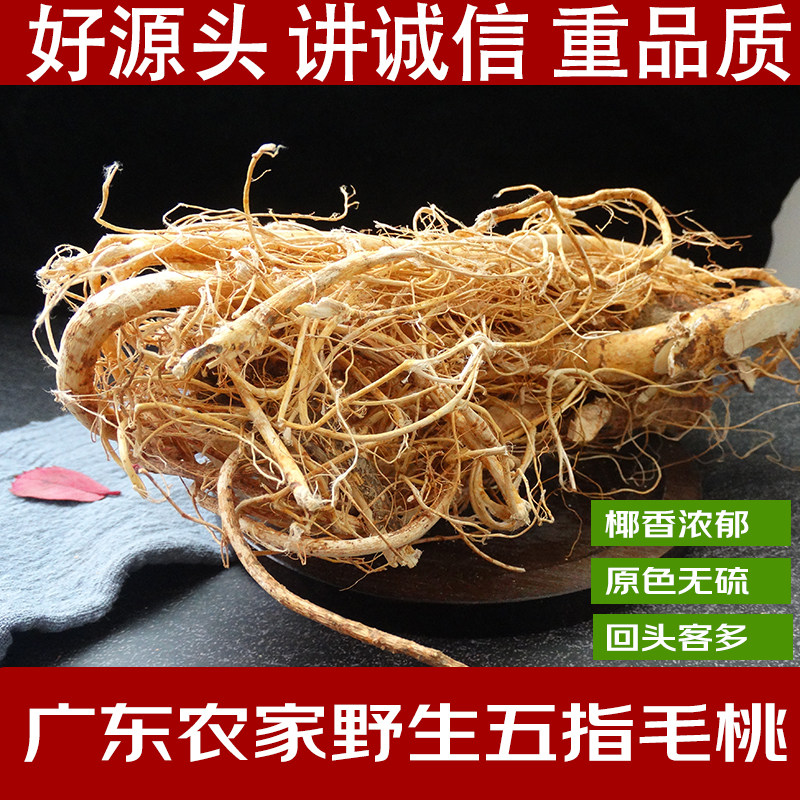 广东野生五指毛桃根小扎莫氏鸡煲汤材料包牛大力土茯苓中药材新鲜