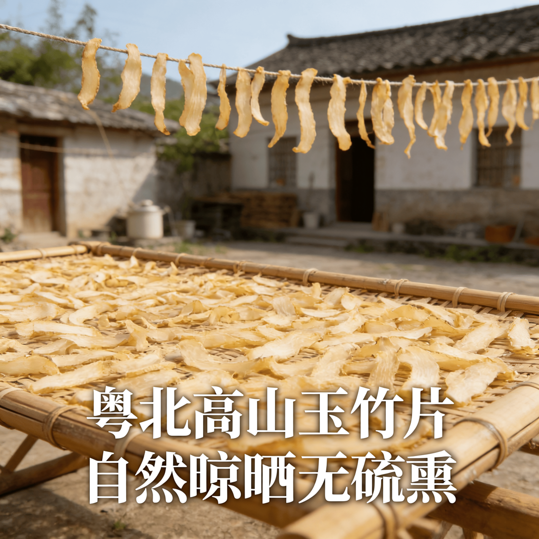 广东连州正宗高山玉竹片干货煲汤新鲜好货干净无硫熏自然当季新货
