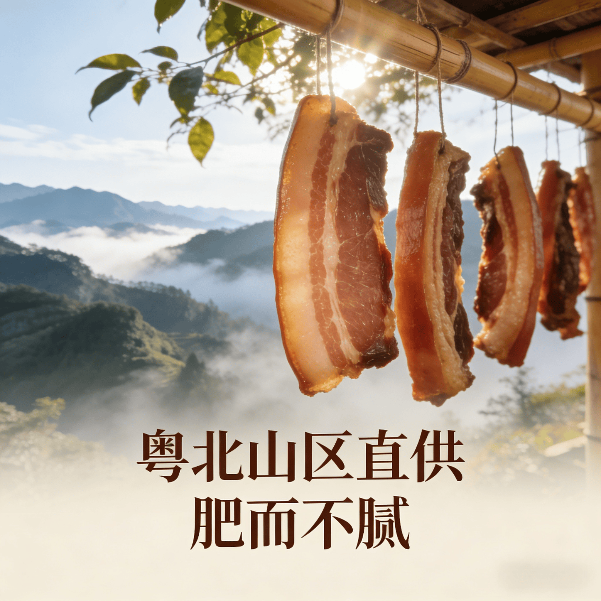 正品连州连南腊肉新鲜无色素广式腊肉过年送礼自然风干货肥而不腻