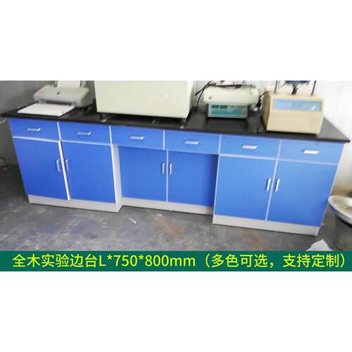 全钢实验台钢木PP边台试验台化验室全木工作台实验室桌操作台定制