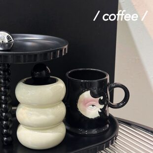 古高级高档牙签盒牙签筒陶瓷感创意可爱桌面收纳中牙线棒棉签家用