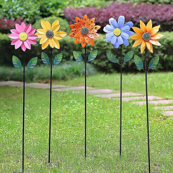 创意花园庭院院子花朵铁艺风车户外旋转园艺菜地民宿造景装饰摆件,家居饰品,户外/庭院摆件,淘宝优惠券,粉丝福利购,淘宝优惠卷