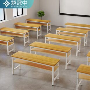 培训班课桌椅学校补习补课班儿童学习书桌午托班辅导机构教室桌子