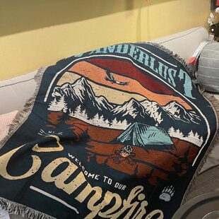 帐篷毯极限运动户外露营野炊房车装饰盖毯床毯休闲毯床头毯沙发毯