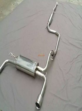 ABG 杰德改装排气管 不锈钢回压鼓尾段+中段跑车声浪汽车动力响鼓