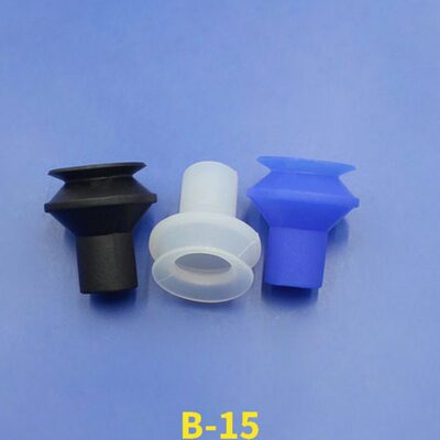 注塑机械手配件气动吸嘴真空吸盘硅胶头防静电B15 2工业精品可替