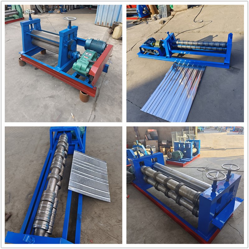 水罐压筋机 铁皮桶加强压筋卷圆机 鱼塘围挡彩钢瓦压筋机压瓦机
