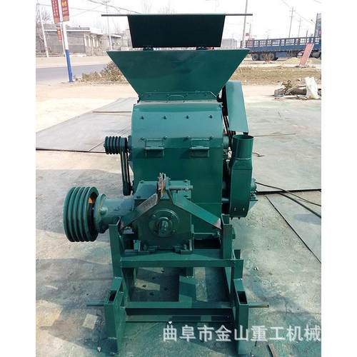 动力电带拨齿粉碎机高粱秸秆粉碎机大型自动进料秸秆粉碎机