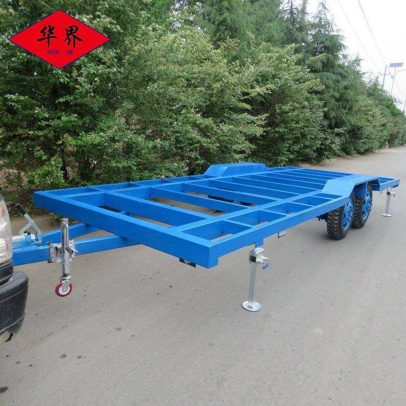 厂家6吨坚固房车底盘牵引拖挂式房车底盘露营旅居房车托盘