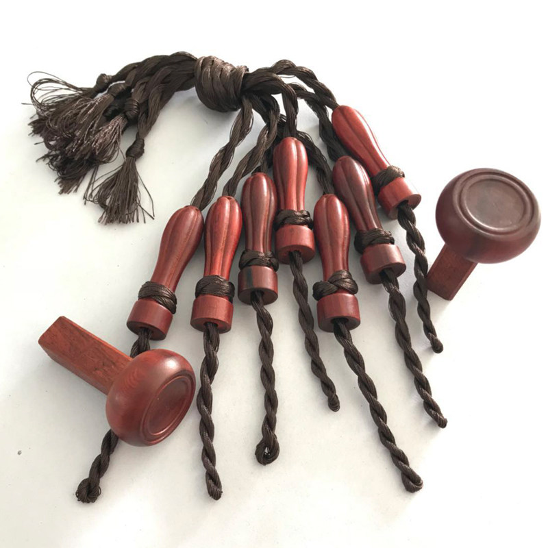 七韵古琴古琴 柯檀古琴琴轸雁足 配古琴绒扣 打滑